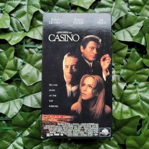 Casino (VHS) 2 Tapes: Robert DeNiro, Sharon Stone, Joe Pesci